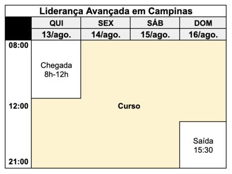Programa&ccedil;&atilde;o do curso