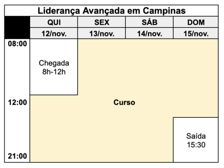 Programa&ccedil;&atilde;o do curso