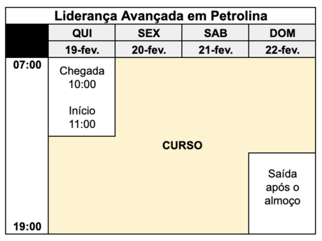 Programa&ccedil;&atilde;o do curso