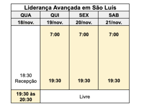 Programa&ccedil;&atilde;o do curso