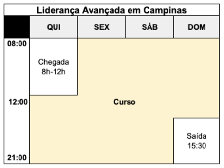 Programa&ccedil;&atilde;o do curso