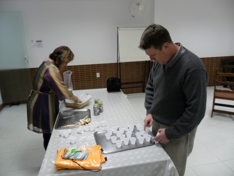 Preparando a Ceia do Senhor