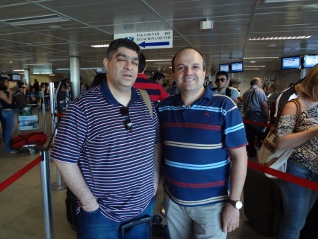 Levando o docente para o aeroporto