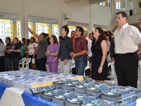 Livros que foram doados para todos os participantes.