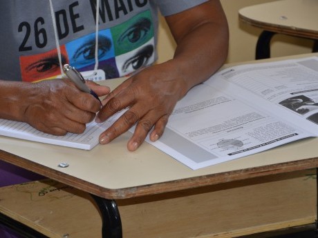 Exercícios na aula de Gestão de Projetos.