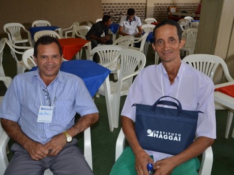 A alegria do pessoal no final do curso, domingo de manhã.