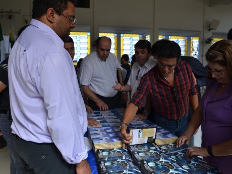 Livros que foram doados a todos os participantes