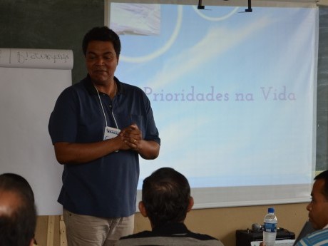 Esdras Silva (Águas de Lindóia, 2010), dando sua aula de Prioridades na Vida