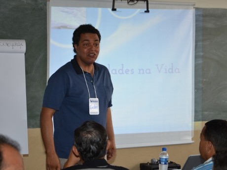 Esdras Silva (Águas de Lindóia, 2010), dando sua aula de Prioridades na Vida