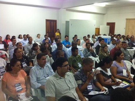Visão parcial da sala de aula.