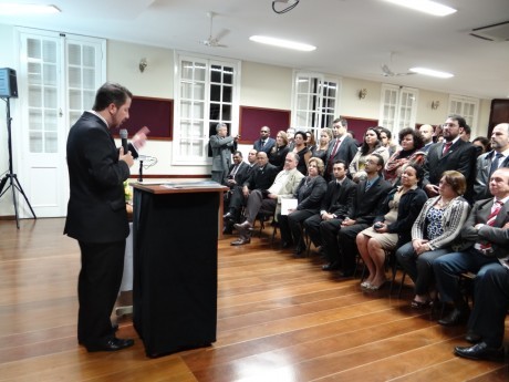Apresentação dos novos graduados do Haggai