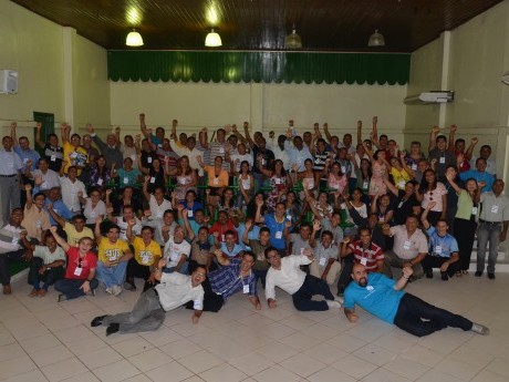 Participantes e docentes da Jornada de Estudos em Moju, PA