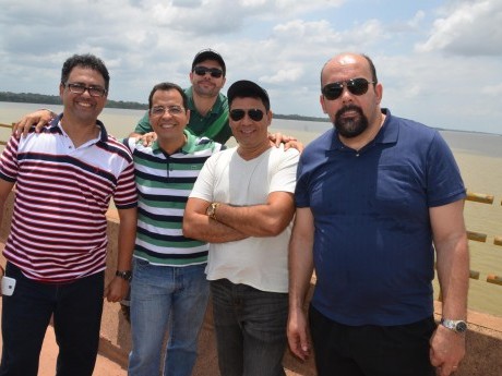 Docentes Arlênio Machado (RJ), Valmir Vasconcelos (PA), Airton Ferreira Jr. (SP), Aguinaldo Castanheira (MG) e Henrique Dutra (MG).