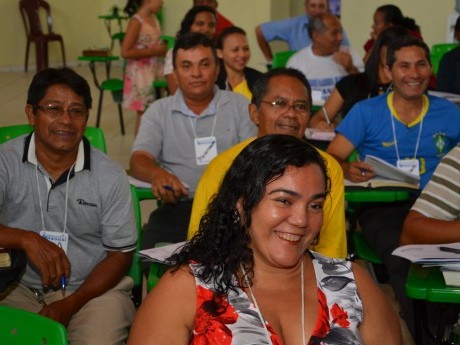 Participantes em momento de descontração