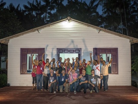 Foto com todo o grupo