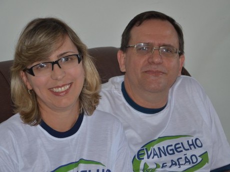 Claudia e Roberto - os grandes líderes de Evangelho e Ação