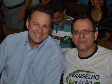 EB e Roberto no intervalo