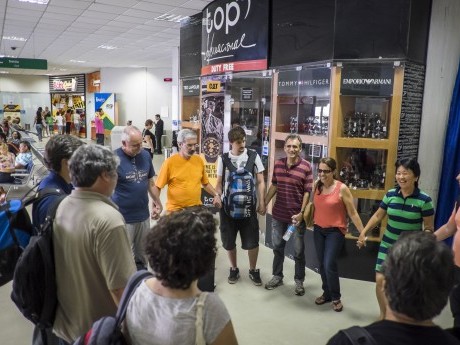 Despedida no aeroporto de Macapá