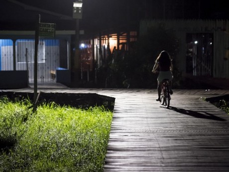 O meio de transporte em Afuá é a bicicleta