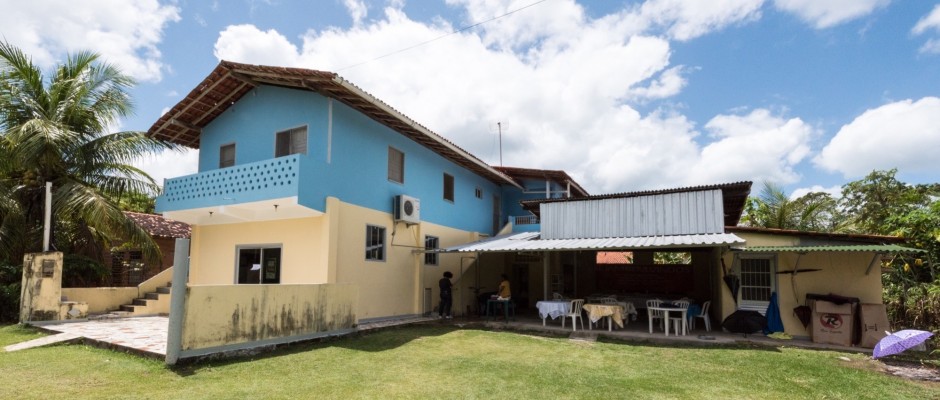 Local do treinamento em Ilha Grande