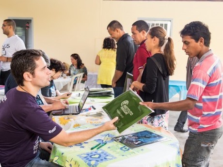 Recepção dos participantes