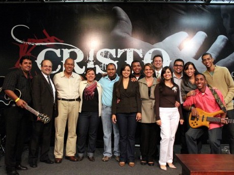 Grupo musical de Moça Bonita no  Congresso Haggai de 2010