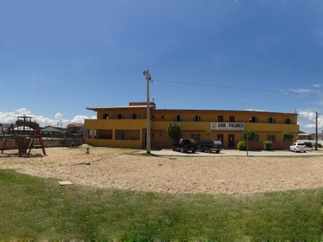Foto atual do prédio do CADI-Palhoça, no bairro Frei Damião, SC