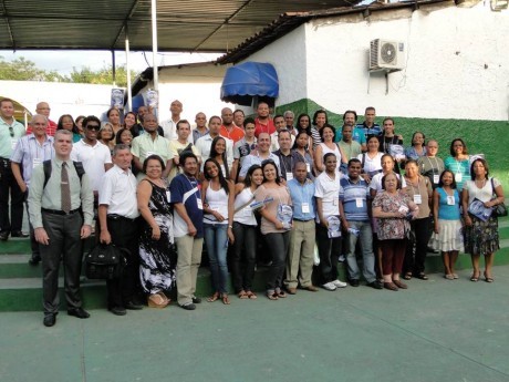 Foto oficial das duas turmas do Seminário Local