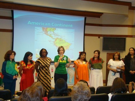 Apresentação regional, continente latino-americano