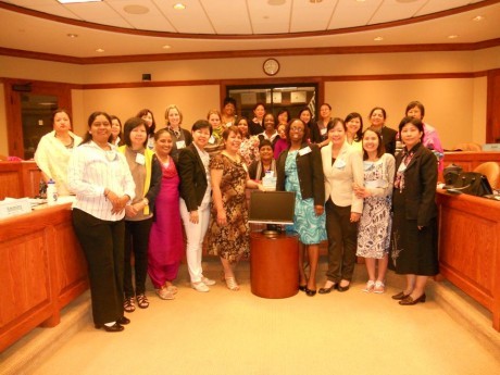 Foto com a classe do treinamento