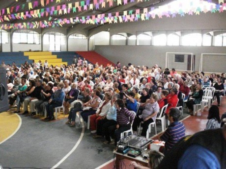 Evento na quadra de esportes