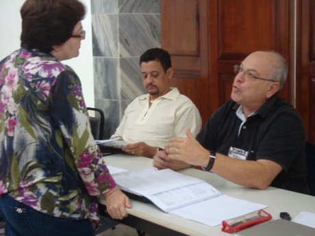 Prof. Zezina Bellan com os alunos do Worshop de Docentes