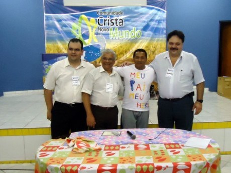 Fernando Lino, Adelécio Brito, Laudo Natel e Fernando Carvalho