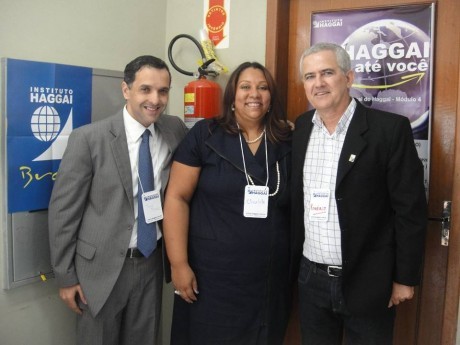 Docentes José Júnior, Claudete Pinheiro e Rogério Machado