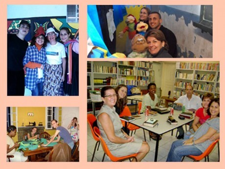 Equipe criativa de apoio ao projeto