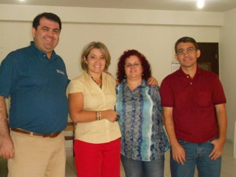 Sílvio Esteves e os novos credenciados