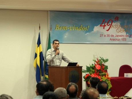 Presidindo a Convenção do Nordeste de sua denominação (CIBINE)
