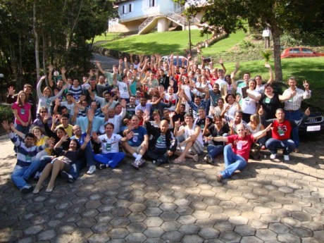 Retiro de líderes no acampamento da IBC