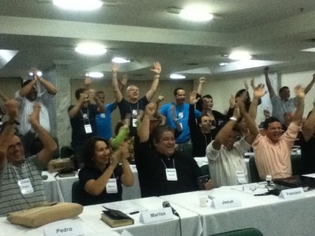 Festa de todos pelos grandes resultados e tudo o que Deus tem feito no ministério do Haggai em 2011. Aaaaaeeeeee!!!