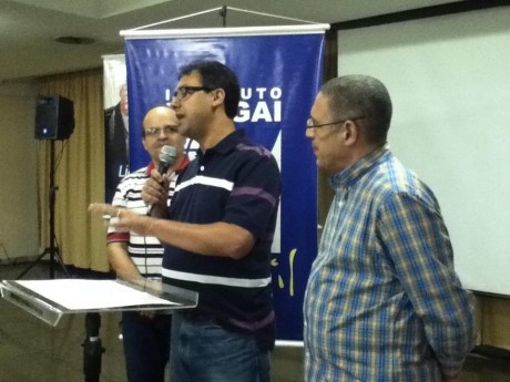 Livio, Arlenio e Peter falando sobre os desafios e sonhos para o Rio de Janeiro.